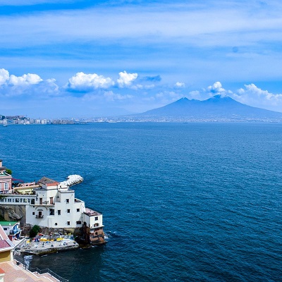 Sorrentói emlék: Capri, Vezúv és a Nápolyi-öböl